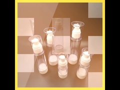 Refillable Airtight Cosmetic Airless Pump Bottles ABS PP 30ml 50ml