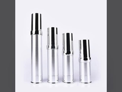 Pearly Gold Nhựa Nhôm Airless Pump Chai Lotion Chai mỹ phẩm chân không 15ml