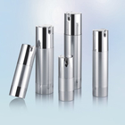 Lightweight Silver Plastic PP Airless Pump Bottle For Cosmetic Foundation