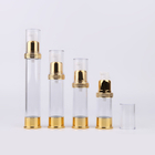 AS plastic clear white silver overcap 10ml-30ml CN manufactyrers cosmetic packaging for lotion