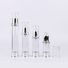 Clear AS plastic 10ml-30ml propellant-free dispensing plastic airless pump bottles for serum