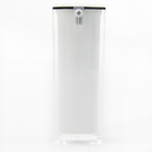 Fragrance White Square 15ml 0.5oz PMMA Lotion Pump Bottle W/ Aluminum Snap on Cap