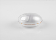 Acrylic Double Wall 100g Face Cream Jar White Eye Facial Plastic Jar / Bottle
