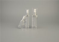 Transparent Pump Cosmetic Lotion Bottles Custom Plastic 30ml For Emulsion